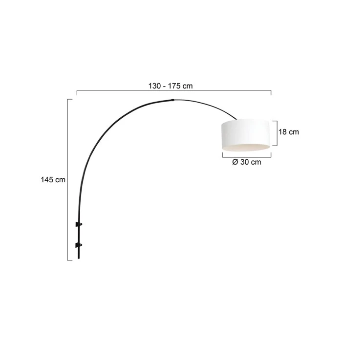 Steinhauer Sparkled Light Wandleuchte Schwarz, 1-flammig 6 Steinhauer Sparkled Light Wandleuchte Schwarz, 1-flammig - Image 6