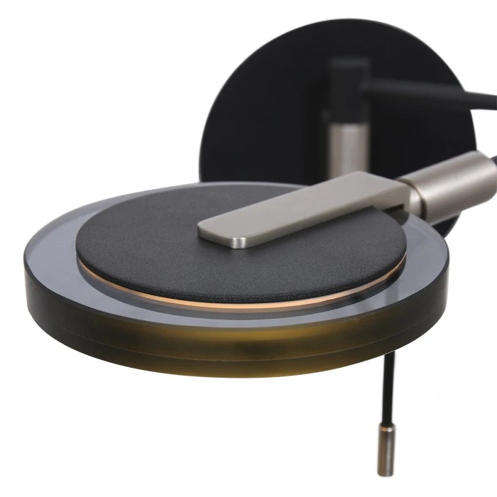 Steinhauer Turound Wandleuchte LED Schwarz, 1-flammig 2 Steinhauer Turound Wandleuchte LED Schwarz, 1-flammig - Image 2