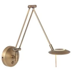 Steinhauer Zodiac Wandleuchte LED Bronze, 1-flammig -Wandleuchten Verkauf steinhauer zodiac wandleuchte 2110br 8