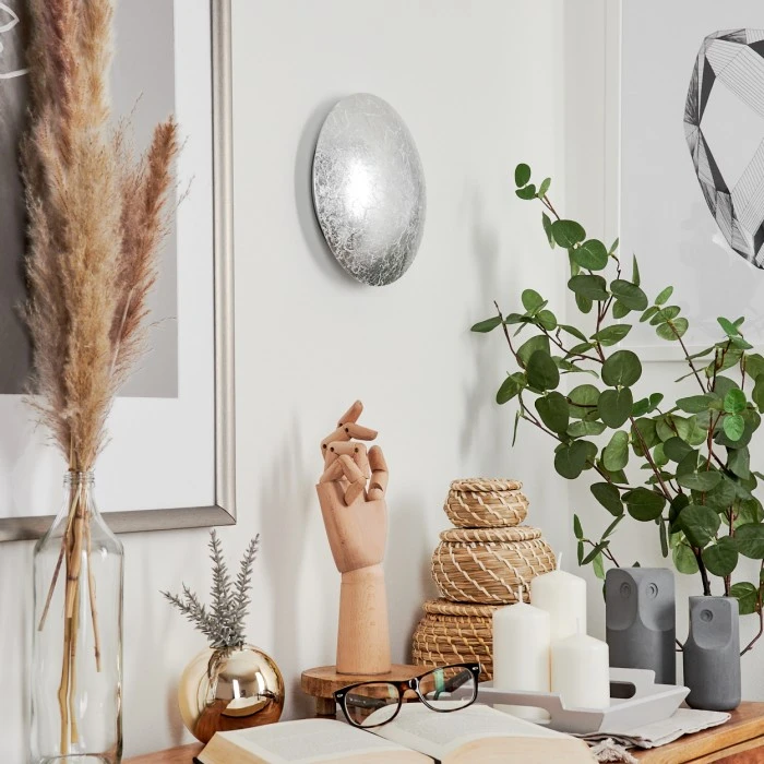 Hofstein Storkyro Wandleuchte LED Silber, 1-flammig 2 Hofstein Storkyro Wandleuchte LED Silber, 1-flammig - Image 2