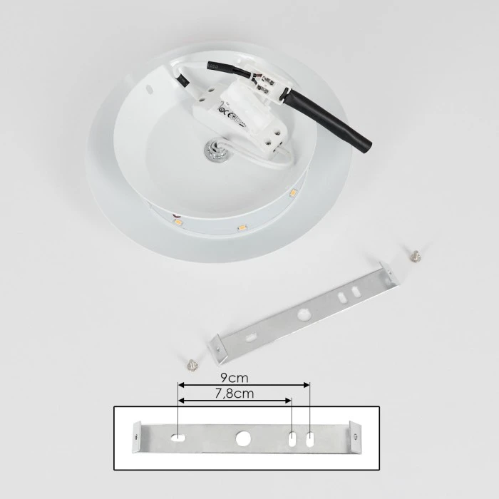 Hofstein Storkyro Wandleuchte LED Silber, 1-flammig 5 Hofstein Storkyro Wandleuchte LED Silber, 1-flammig - Image 5