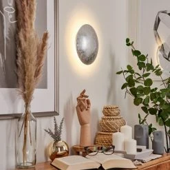 Hofstein Storkyro Wandleuchte LED Silber, 1-flammig 18 Hofstein Storkyro Wandleuchte LED Silber, 1-flammig -Wandleuchten Verkauf storkyro wandleuchte h3571101 8