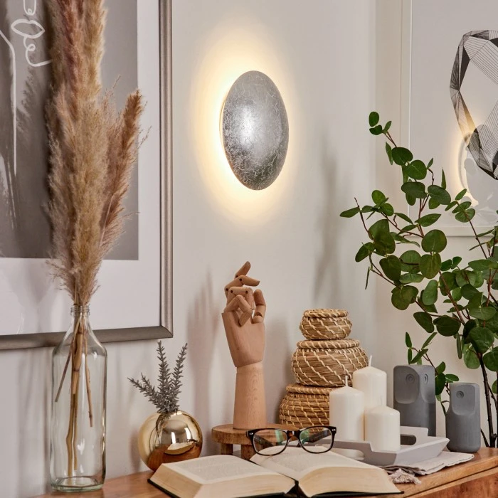 Hofstein Storkyro Wandleuchte LED Silber, 1-flammig 9 Hofstein Storkyro Wandleuchte LED Silber, 1-flammig - Image 9