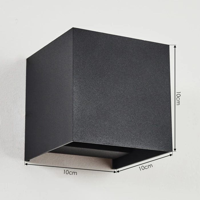 Hofstein Strandaa Wandleuchte LED Schwarz, 2-flammig 4 Hofstein Strandaa Wandleuchte LED Schwarz, 2-flammig - Image 4