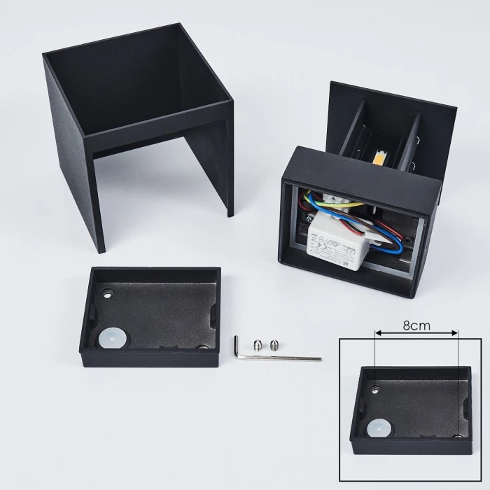 Hofstein Strandaa Wandleuchte LED Schwarz, 2-flammig 5 Hofstein Strandaa Wandleuchte LED Schwarz, 2-flammig - Image 5