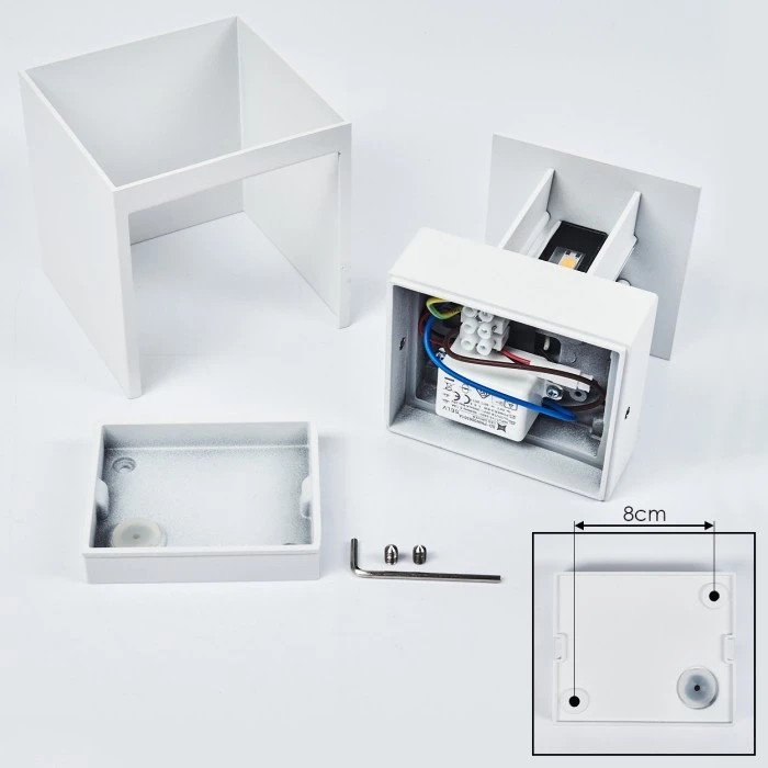 Hofstein Strandaa Wandleuchte LED Weiß, 2-flammig 5 Hofstein Strandaa Wandleuchte LED Weiß, 2-flammig - Image 5