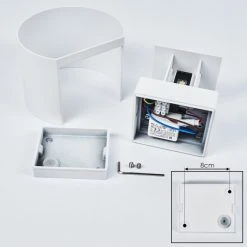 Hofstein Strandaa Wandleuchte LED Weiß, 2-flammig 16 Hofstein Strandaa Wandleuchte LED Weiß, 2-flammig -Wandleuchten Verkauf strandaa wandleuchte h3438282 4