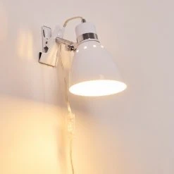 Hofstein Stranderott Klemmleuchte Weiß, 1-flammig -Wandleuchten Verkauf stranderott klemmleuchte h3288900 do1 2