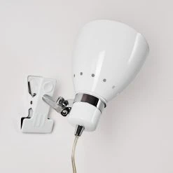 Hofstein Stranderott Klemmleuchte Weiß, 1-flammig -Wandleuchten Verkauf stranderott klemmleuchte h3288900 do1 8