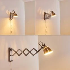 Hofstein Stranderott Wandleuchte Chrom, Edelstahl, 1-flammig -Wandleuchten Verkauf stranderott wandleuchte h3288764 do1 3