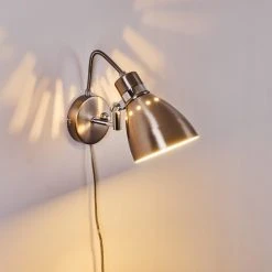 Hofstein Stranderott Wandleuchte Chrom, 1-flammig -Wandleuchten Verkauf stranderott wandleuchte h3288825 do1 12