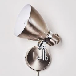 Hofstein Stranderott Wandleuchte Chrom, 1-flammig -Wandleuchten Verkauf stranderott wandleuchte h3288825 do1 17