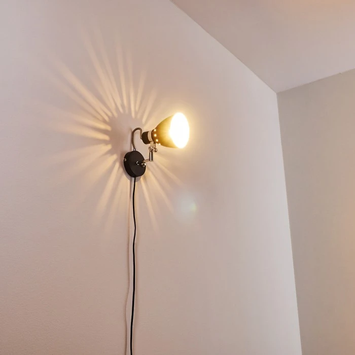 Hofstein Stranderott Wandleuchte Schwarz, 1-flammig 12 Hofstein Stranderott Wandleuchte Schwarz, 1-flammig - Image 12