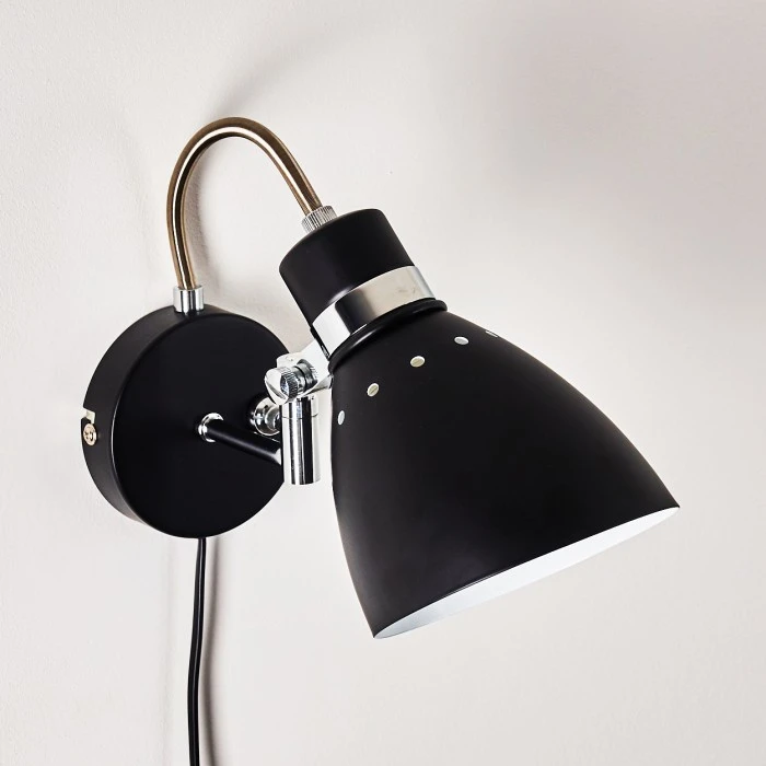 Hofstein Stranderott Wandleuchte Schwarz, 1-flammig 16 Hofstein Stranderott Wandleuchte Schwarz, 1-flammig - Image 16