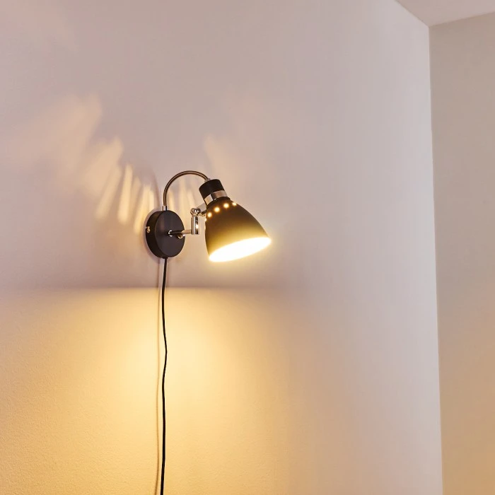 Hofstein Stranderott Wandleuchte Schwarz, 1-flammig 10 Hofstein Stranderott Wandleuchte Schwarz, 1-flammig - Image 10