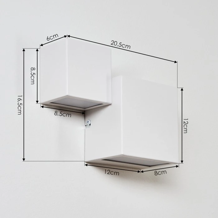 Hofstein Sumina Wandleuchte LED Weiß, 1-flammig 3 Hofstein Sumina Wandleuchte LED Weiß, 1-flammig - Image 3