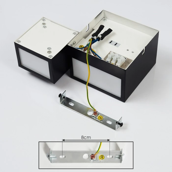 Hofstein Sumina Wandleuchte LED Schwarz, 1-flammig 4 Hofstein Sumina Wandleuchte LED Schwarz, 1-flammig - Image 4