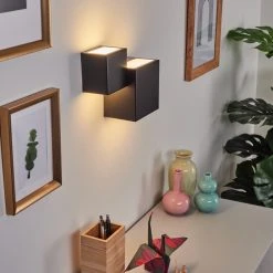 Hofstein Sumina Wandleuchte LED Schwarz, 1-flammig 15 Hofstein Sumina Wandleuchte LED Schwarz, 1-flammig -Wandleuchten Verkauf sumina wandleuchte h3416037 5