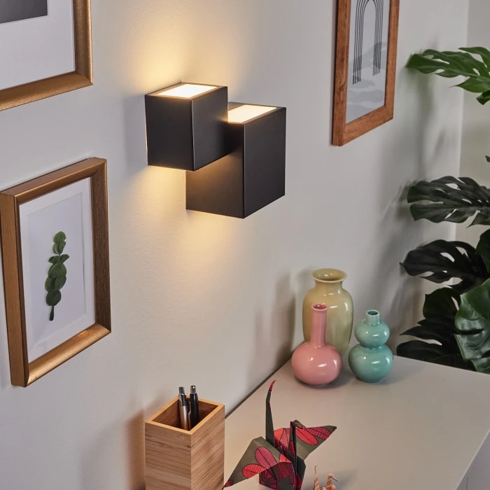 Hofstein Sumina Wandleuchte LED Schwarz, 1-flammig 6 Hofstein Sumina Wandleuchte LED Schwarz, 1-flammig - Image 6