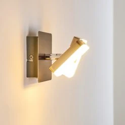 Hofstein Sumoas Wandleuchte LED Nickel-Matt, 1-flammig 34 Hofstein Sumoas Wandleuchte LED Nickel-Matt, 1-flammig -Wandleuchten Verkauf sumoas wandleuchte h3010006 do5 11