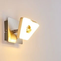 Hofstein Sumoas Wandleuchte LED Nickel-Matt, 1-flammig 40 Hofstein Sumoas Wandleuchte LED Nickel-Matt, 1-flammig -Wandleuchten Verkauf sumoas wandleuchte h3010006 do5 17