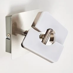 Hofstein Sumoas Wandleuchte LED Nickel-Matt, 1-flammig 26 Hofstein Sumoas Wandleuchte LED Nickel-Matt, 1-flammig -Wandleuchten Verkauf sumoas wandleuchte h3010006 do5 3