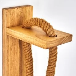 Hofstein Sunnyvale Wandleuchte Schwarz, Braun, Holz hell, 1-flammig -Wandleuchten Verkauf sunnyvale wandleuchte h3369586 10