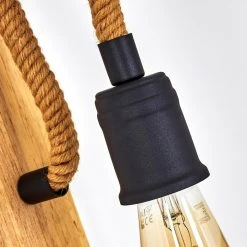 Hofstein Sunnyvale Wandleuchte Schwarz, Braun, Holz hell, 1-flammig -Wandleuchten Verkauf sunnyvale wandleuchte h3369586 12