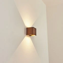 Hofstein Tamarin Wandleuchte LED Anthrazit, Braun, Holzoptik, 1-flammig -Wandleuchten Verkauf tamarin wandleuchte h3581520 6