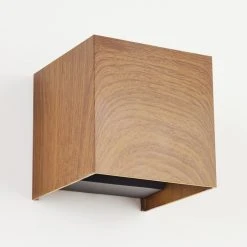 Hofstein Tamarin Wandleuchte LED Anthrazit, Braun, Holzoptik, 1-flammig -Wandleuchten Verkauf tamarin wandleuchte h3581520 7