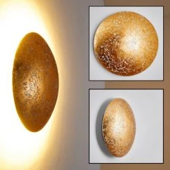 Hofstein Tandil Wandleuchte LED Gold, 1-flammig