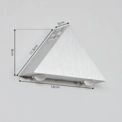 Hofstein Tapurai Wandleuchte LED Silber, 1-flammig 13 Hofstein Tapurai Wandleuchte LED Silber, 1-flammig -Wandleuchten Verkauf tapurai wandleuchte h3415658 3