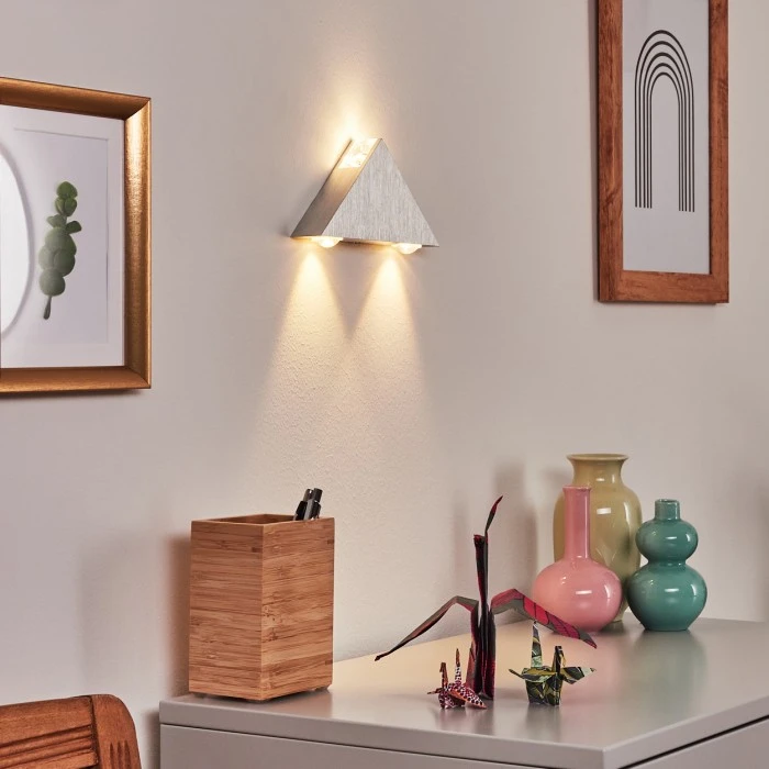 Hofstein Tapurai Wandleuchte LED Silber, 1-flammig 7 Hofstein Tapurai Wandleuchte LED Silber, 1-flammig - Image 7