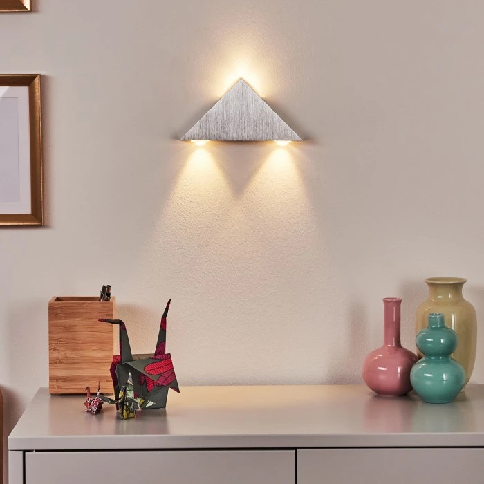 Hofstein Tapurai Wandleuchte LED Silber, 1-flammig 9 Hofstein Tapurai Wandleuchte LED Silber, 1-flammig - Image 9