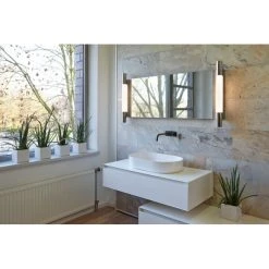 Tecnolumen EOS 14 Wandleuchte LED Edelstahl, 2-flammig -Wandleuchten Verkauf tecnolumen eos 14 wandleuchte wlz 14 pol wand 4