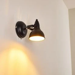 Hofstein Tina Wandleuchte Schwarz, 1-flammig -Wandleuchten Verkauf tina wandleuchte h3013069 do4 2