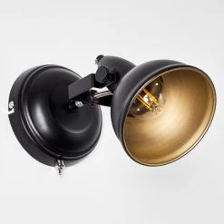 Hofstein Tina Wandleuchte Schwarz, 1-flammig -Wandleuchten Verkauf tina wandleuchte h3013069 do4 21