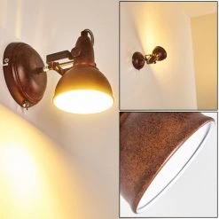 Hofstein Tina Wandleuchte Rostfarben, 1-flammig