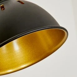 Hofstein Tina Wandleuchte Chrom, Schwarz, Holz dunkel, 1-flammig -Wandleuchten Verkauf tina wandleuchte h3581056 2