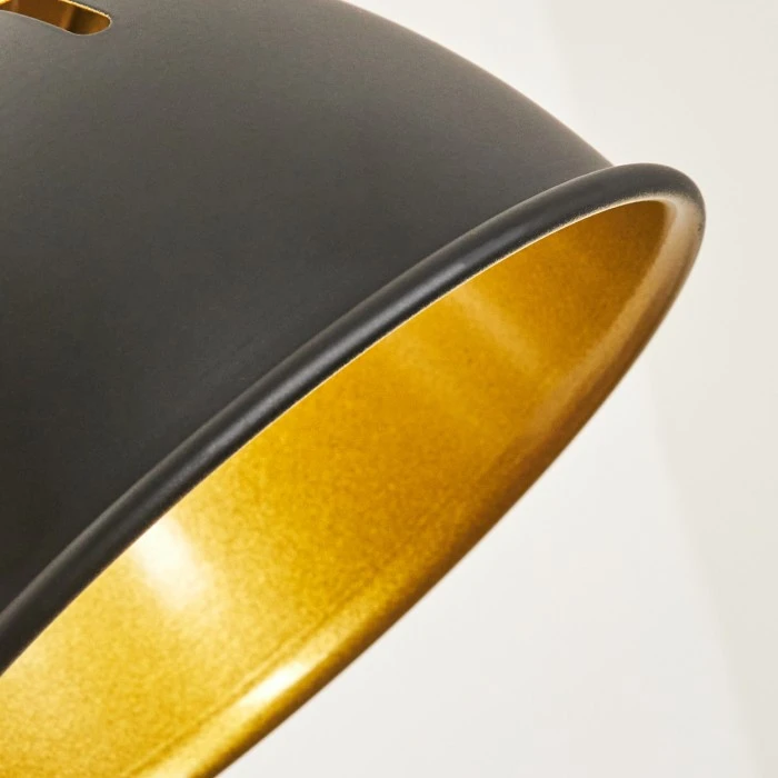 Hofstein Tina Wandleuchte Chrom, Schwarz, Naturfarben, 1-flammig 3 Hofstein Tina Wandleuchte Chrom, Schwarz, Naturfarben, 1-flammig - Image 3