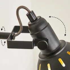 Hofstein Tina Wandleuchte Chrom, Schwarz, Naturfarben, 1-flammig 15 Hofstein Tina Wandleuchte Chrom, Schwarz, Naturfarben, 1-flammig -Wandleuchten Verkauf tina wandleuchte h3581094 5