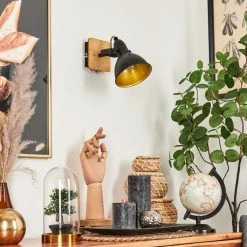 Hofstein Tina Wandleuchte Chrom, Schwarz, Naturfarben, 1-flammig 19 Hofstein Tina Wandleuchte Chrom, Schwarz, Naturfarben, 1-flammig -Wandleuchten Verkauf tina wandleuchte h3581094 9