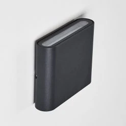 Hofstein Tinglev Wandleuchte LED Anthrazit, 2-flammig -Wandleuchten Verkauf tinglev wandleuchte h3304198 do1 13