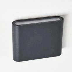 Hofstein Tinglev Wandleuchte LED Anthrazit, 2-flammig -Wandleuchten Verkauf tinglev wandleuchte h3304198 do1 5