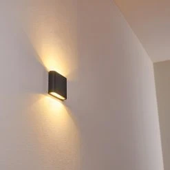 Hofstein Tinglev Wandleuchte LED Anthrazit, 2-flammig -Wandleuchten Verkauf tinglev wandleuchte h3304198 do1 9