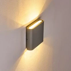 Hofstein Tinglev Wandleuchte LED Grau, 2-flammig -Wandleuchten Verkauf tinglev wandleuchte h3304211 do1 3