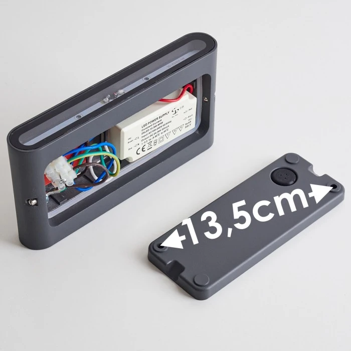 Hofstein Tinglev Wandleuchte LED Anthrazit, 2-flammig 15 Hofstein Tinglev Wandleuchte LED Anthrazit, 2-flammig - Image 15