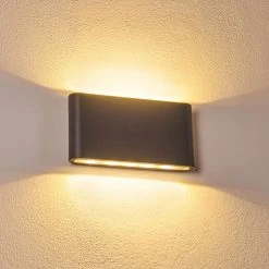 Hofstein Tinglev Wandleuchte LED Anthrazit, 2-flammig 17 Hofstein Tinglev Wandleuchte LED Anthrazit, 2-flammig -Wandleuchten Verkauf tinglev wandleuchte h3304259 do1 2