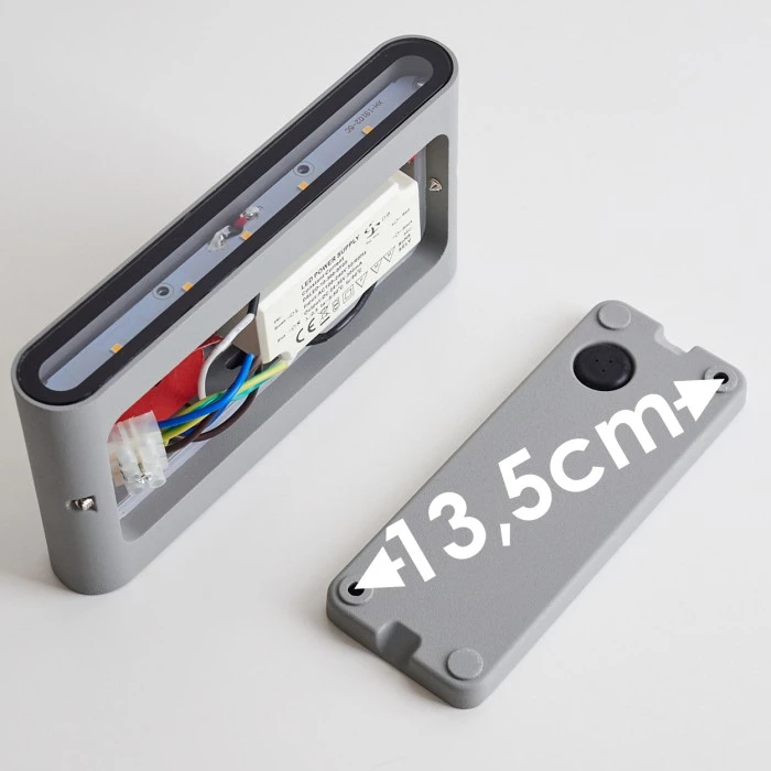 Hofstein Tinglev Wandleuchte LED Grau, 2-flammig 15 Hofstein Tinglev Wandleuchte LED Grau, 2-flammig - Image 15