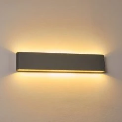 Hofstein Tinglev Wandleuchte LED Grau, 2-flammig -Wandleuchten Verkauf tinglev wandleuchte h3307977 11